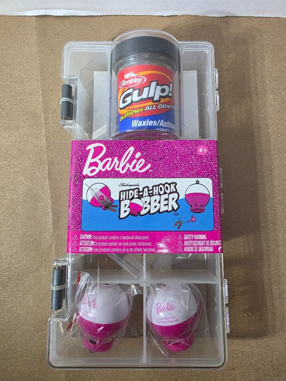 BARBIE SHAKESPEARE HIDE-A-HOOK BOBBER FISHING
